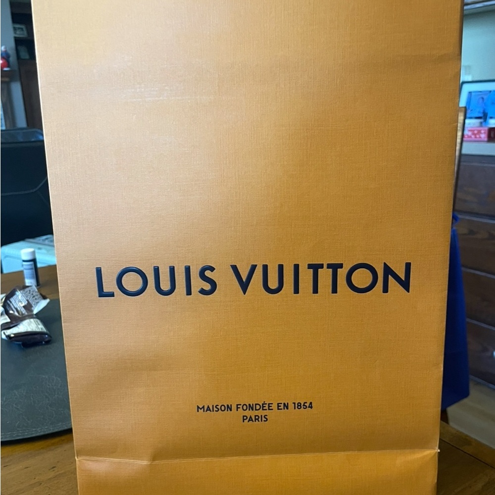 Louis Vuitton Orange Shopping Bag